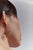 Small Gold Jagged Hoop Earrings
