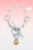 Spike Face Charm Necklace