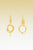 Stream Earrings - Gold