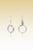 Stream Earrings - Silver