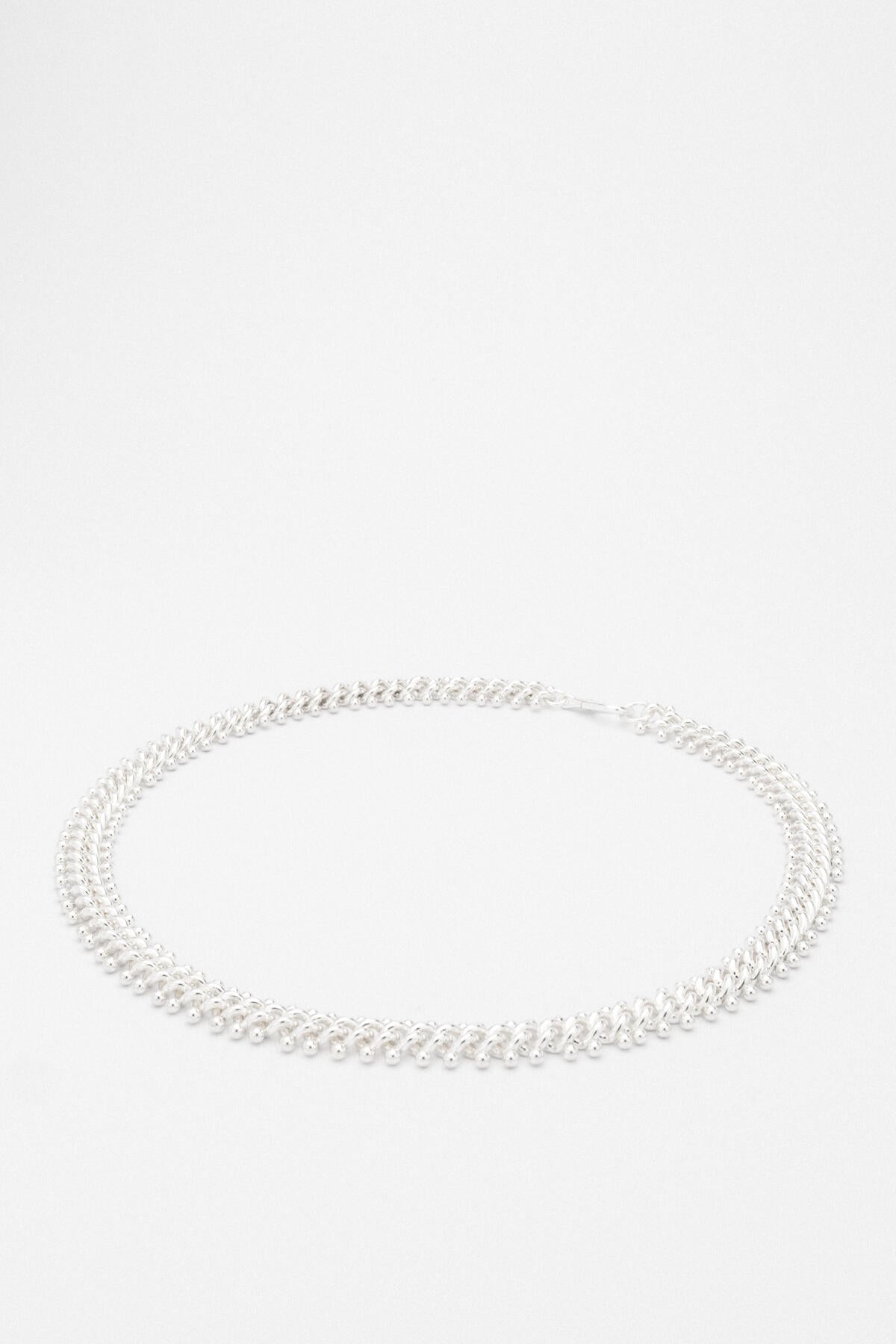 Caterpillar Curb Necklace