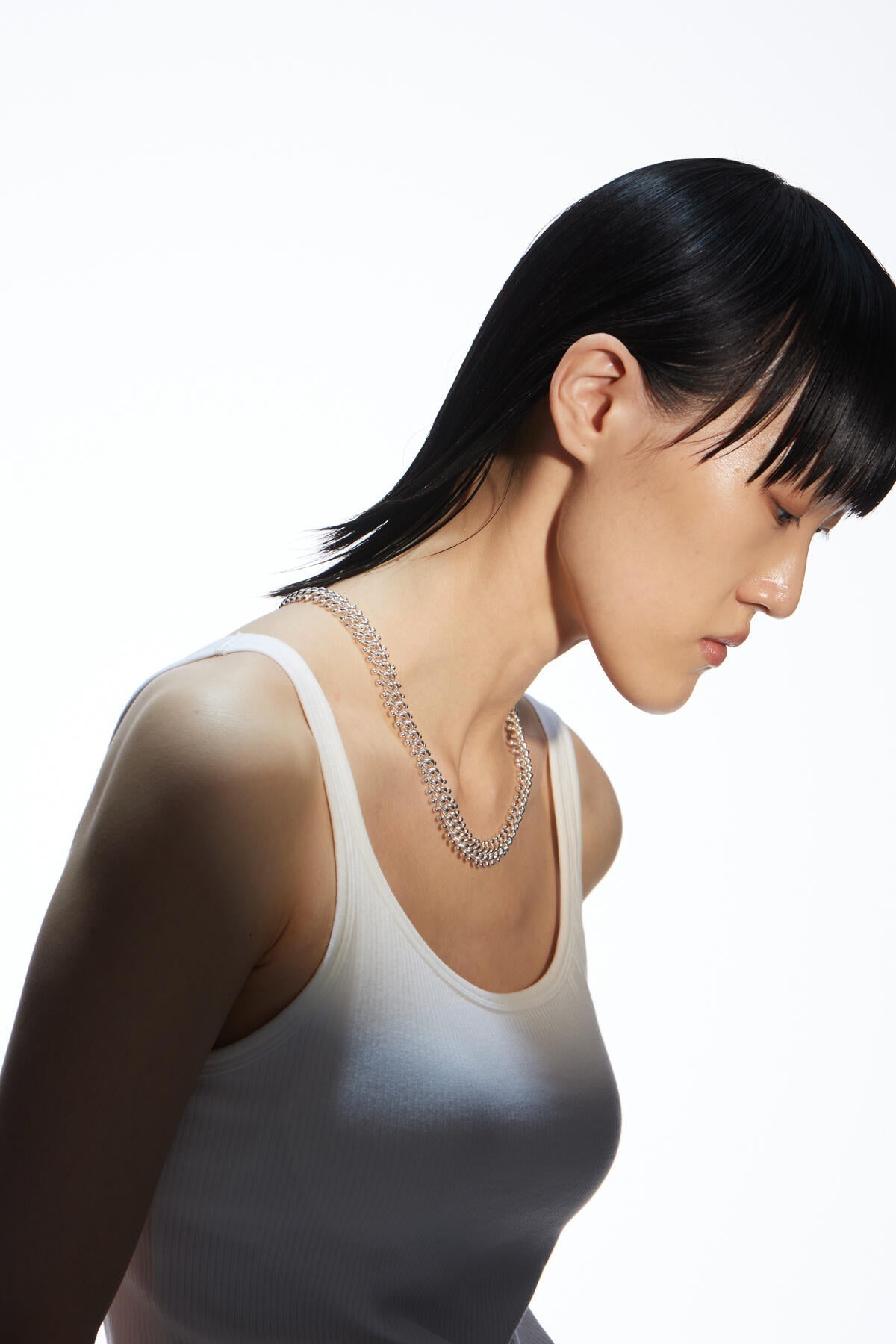 Caterpillar Curb Necklace