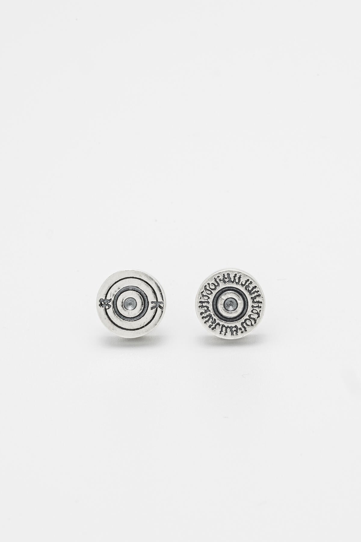 Bullet Button Earring Set