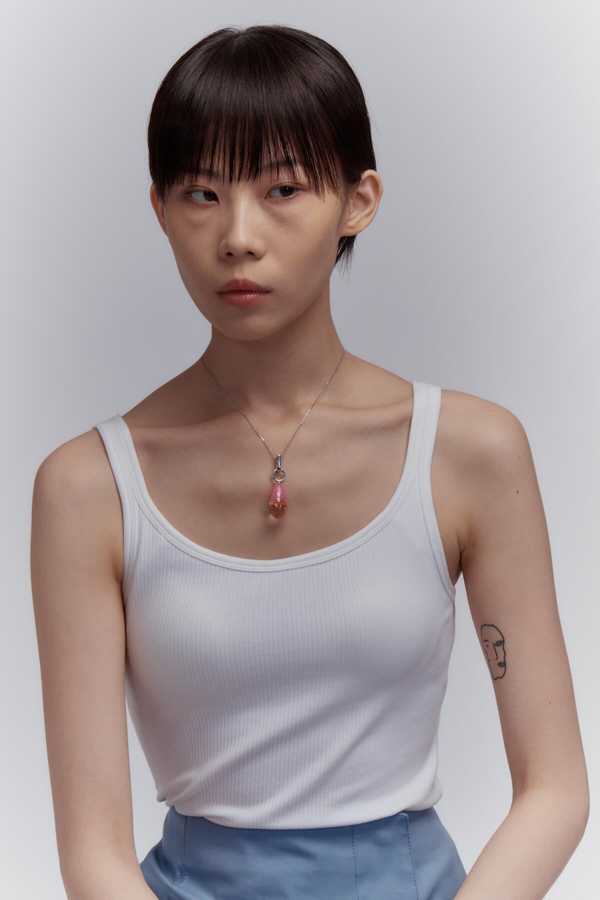 B213_Talisman Hybrid Stone Necklace - Pink_L_02